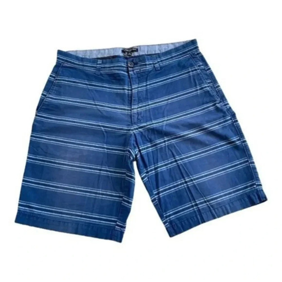 Banana Republic Factory Other - Banana Republic Factory men’s blue striped shorts size 34 preloved condition